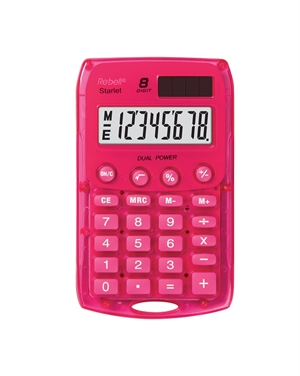 Rebell Starlet calculadora rosa